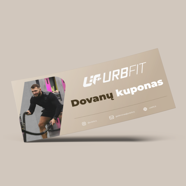 Trenerio Gedimino dovanų kuponas 50-200 eur